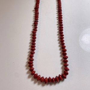 Beautiful Red Beaded Necklace